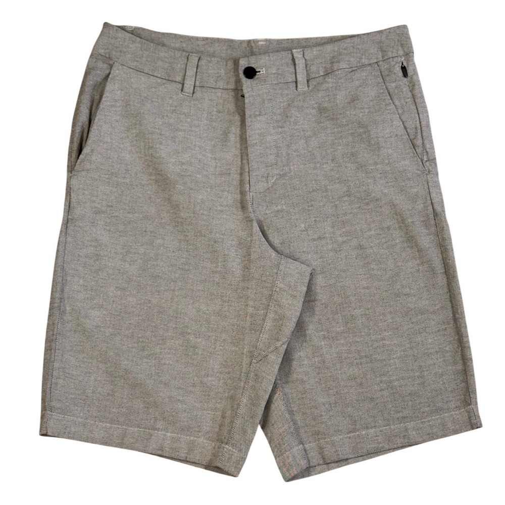 Lululemon Commission Relaxed Shorts‎ 31 Gray Golf Preppy Gorpcore Athletic EUC